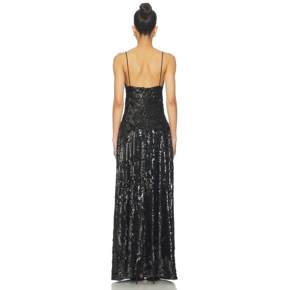 LPA Ava Maxi Dress in Black - Picture 3 of 6